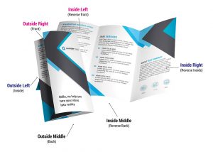 Aladdin Print, Tri Fold Brochure, Design guide